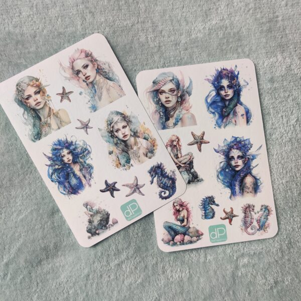 Washi-Stickbögen | "mermaids"
