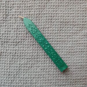 Siegelwachsstab mit Docht, türkis