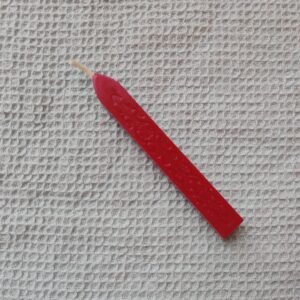 Siegelwachsstab mit Docht, dunkelrot