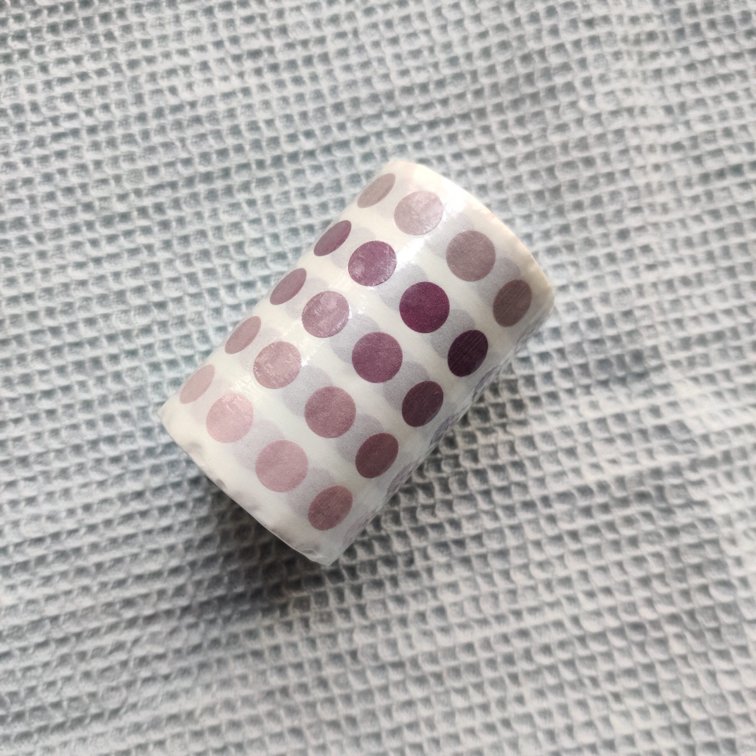 6mmx3m Punkte-Washi - berry