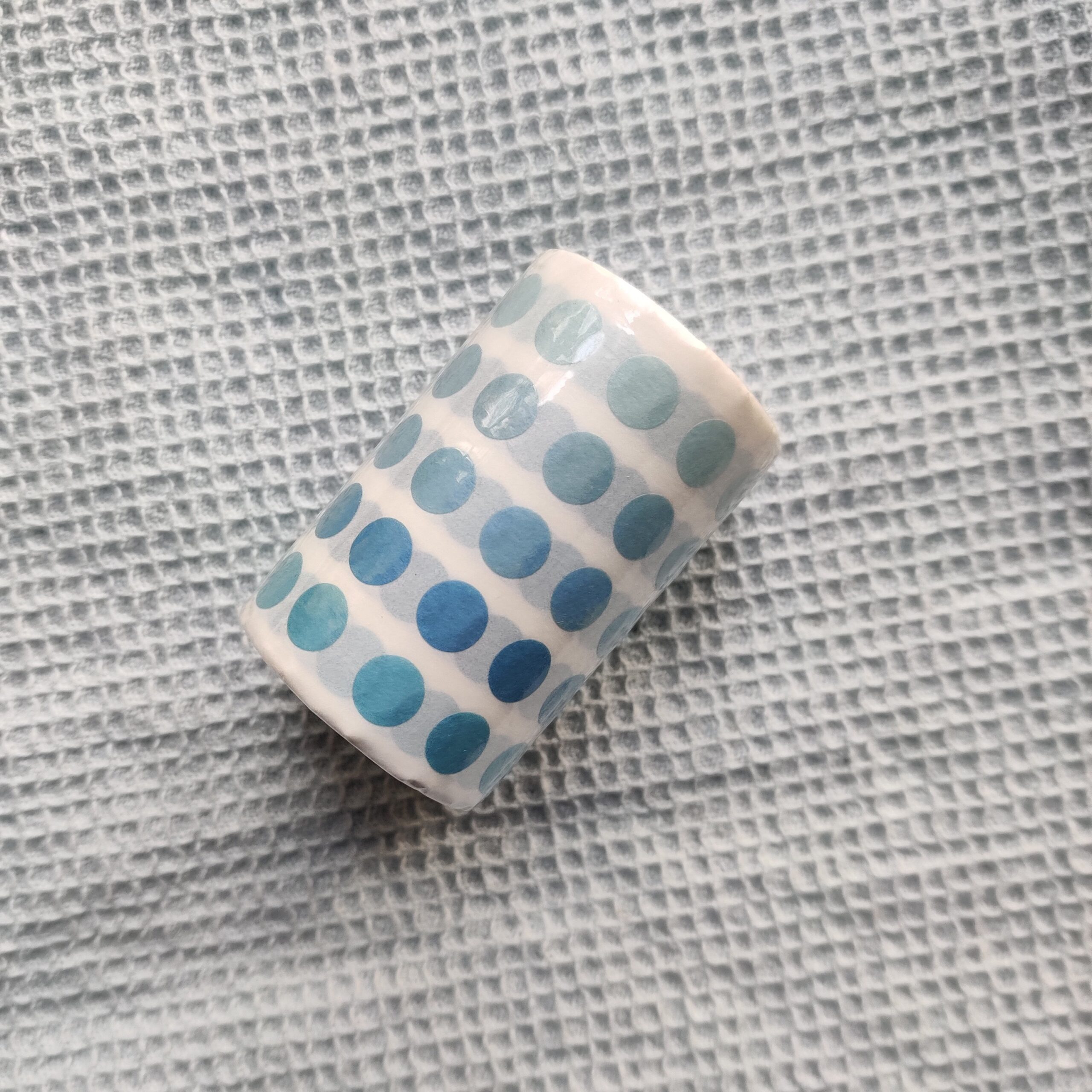 6mmx3m Punkte-Washi - blue