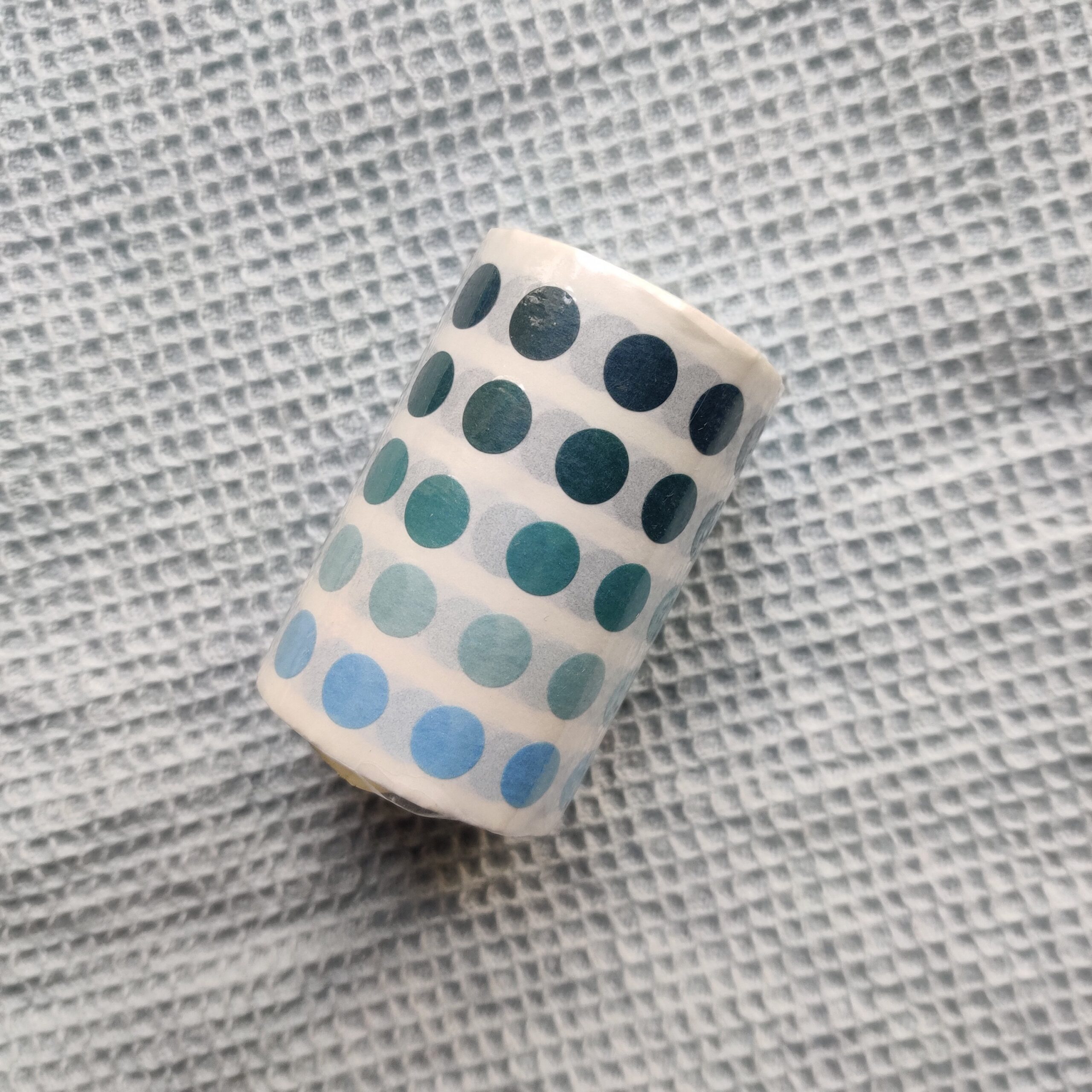 6mmx3m Punkte-Washi - teal