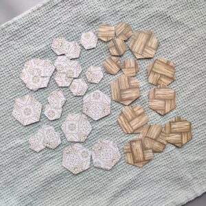 Papierset | tiles & wood