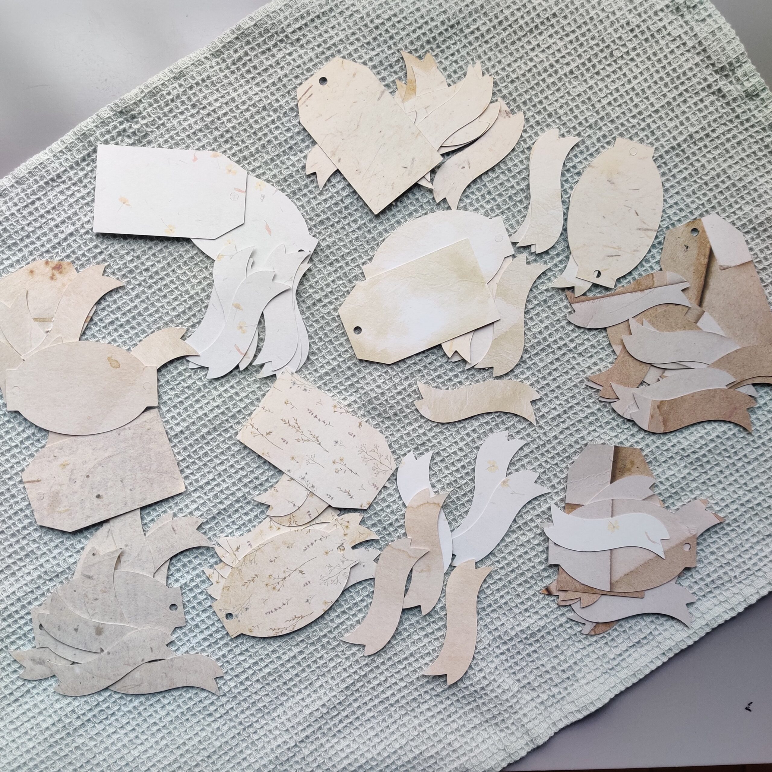 Papierset | tags & flags